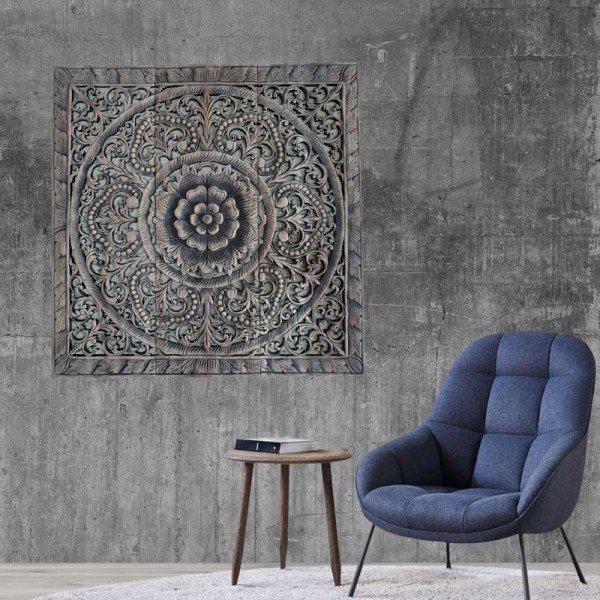 Mandala Holzbild 90 cm